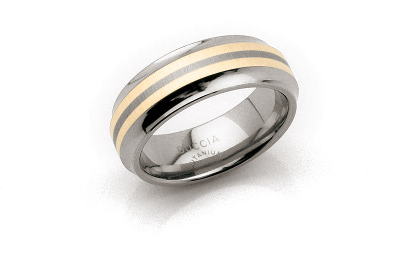 boccia-0111-01-titan-ring-7-mm-mit-doppeltem-14kt-gold-inlay image 2