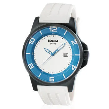 boccia-id-3535-49-titanium-herrenuhr-wei-blau-kautschuk-45-mm image 1