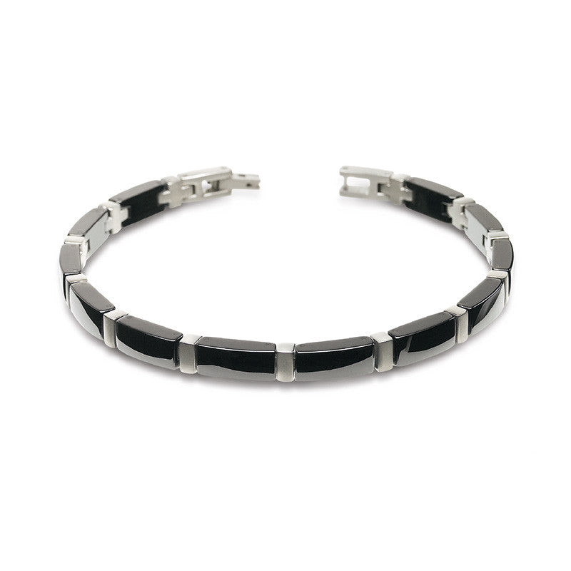 boccia-titanium-armband-0371-04-keramik-schwarz-20cm image 2