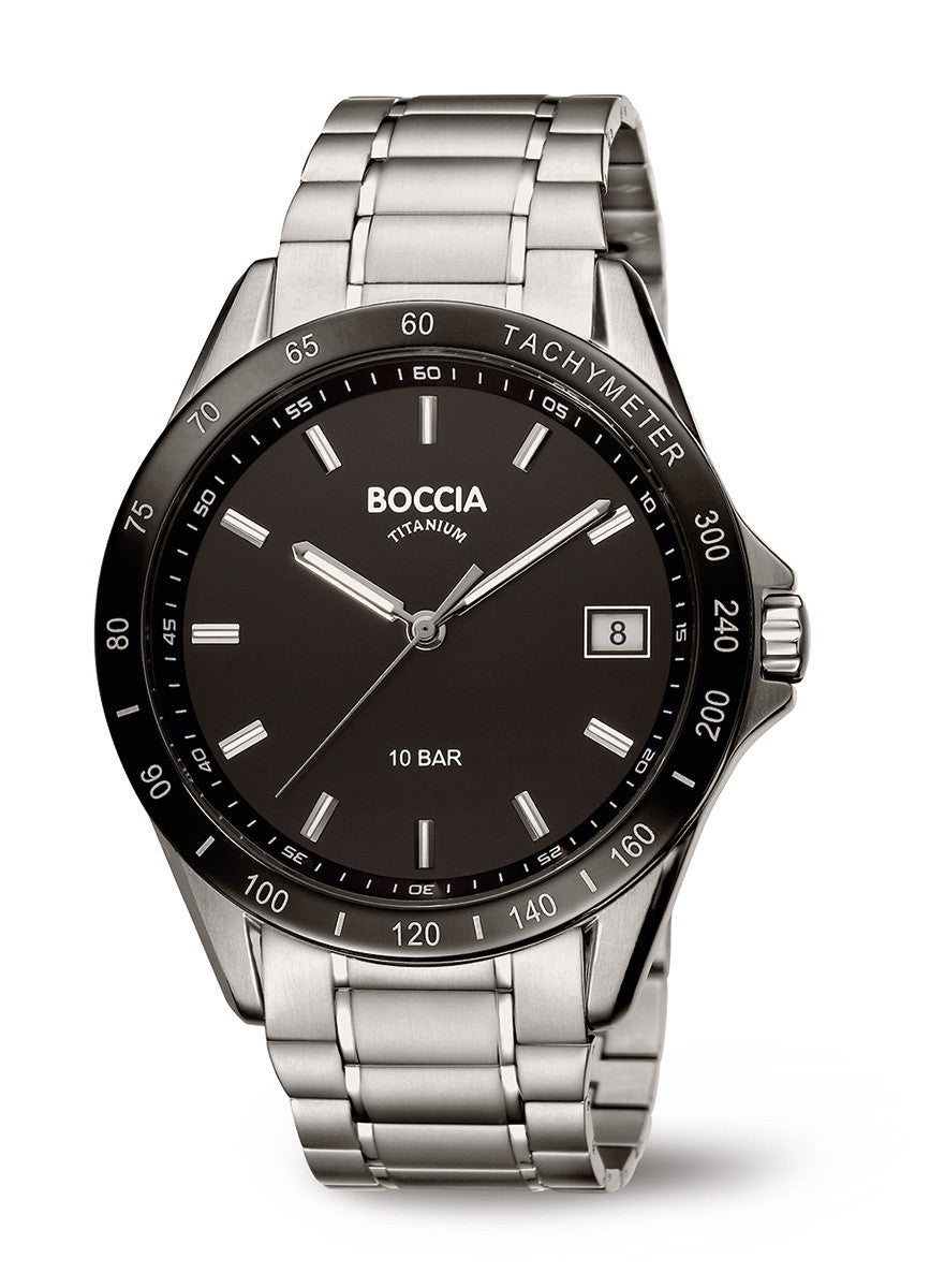 boccia-3597-02-herren-titan-chrono-look-uhr-tachymeter image 2