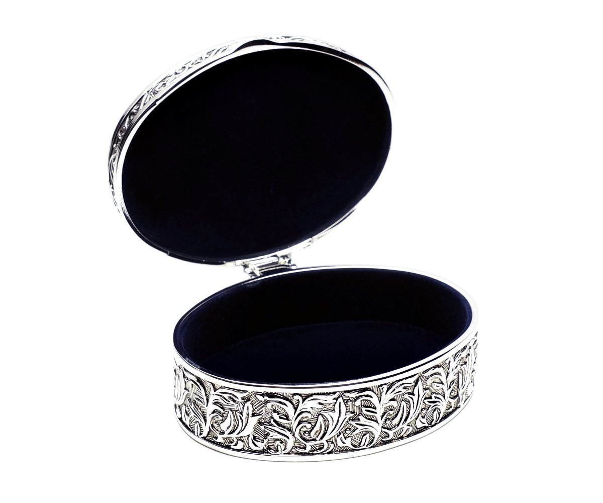 brillibrum-schmuckschatulle-oval-versilbert-klein-barock-schmuckk-stchen image 3