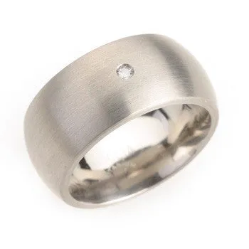 boccia-0103-03-titan-ring-10-mm-mit-0-03ct-diamant image 1