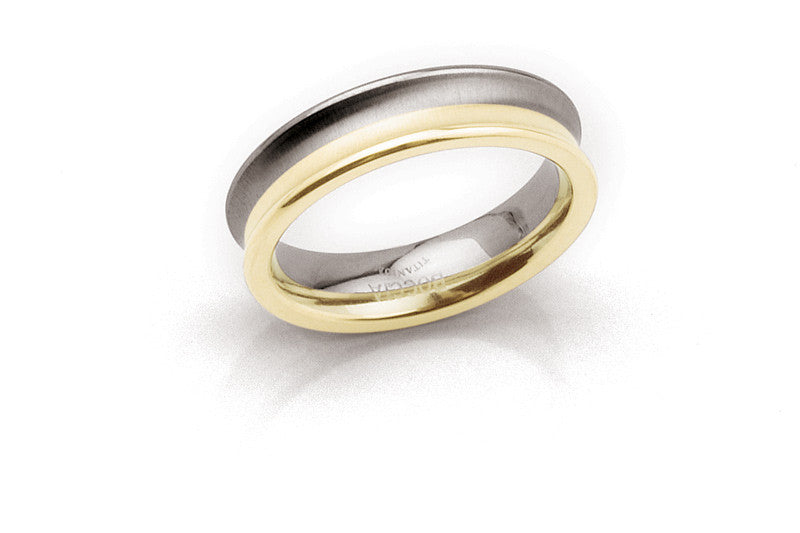 boccia-0117-01-titan-ring-5-mm-mit-14-kt-gold image 2