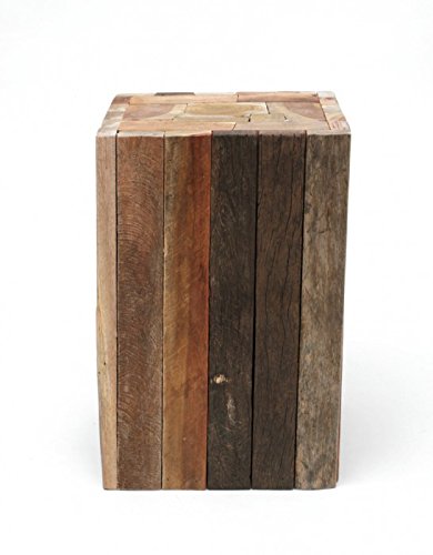 brillibrum-beistelltisch-treibholz-45x30x30-cm-hocker-quadratisch-massiv image 6