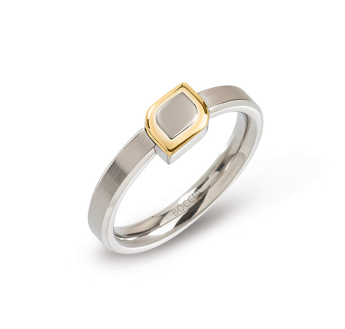 boccia-0142-02-titanium-ring-tulpe-3-mm-mit-goldrand image 2