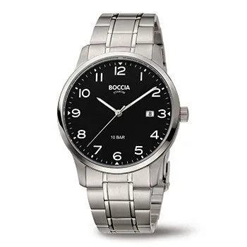 boccia-titanium-3596-01-herren-armbanduhr-titan-schwarz-40-1-mm image 1