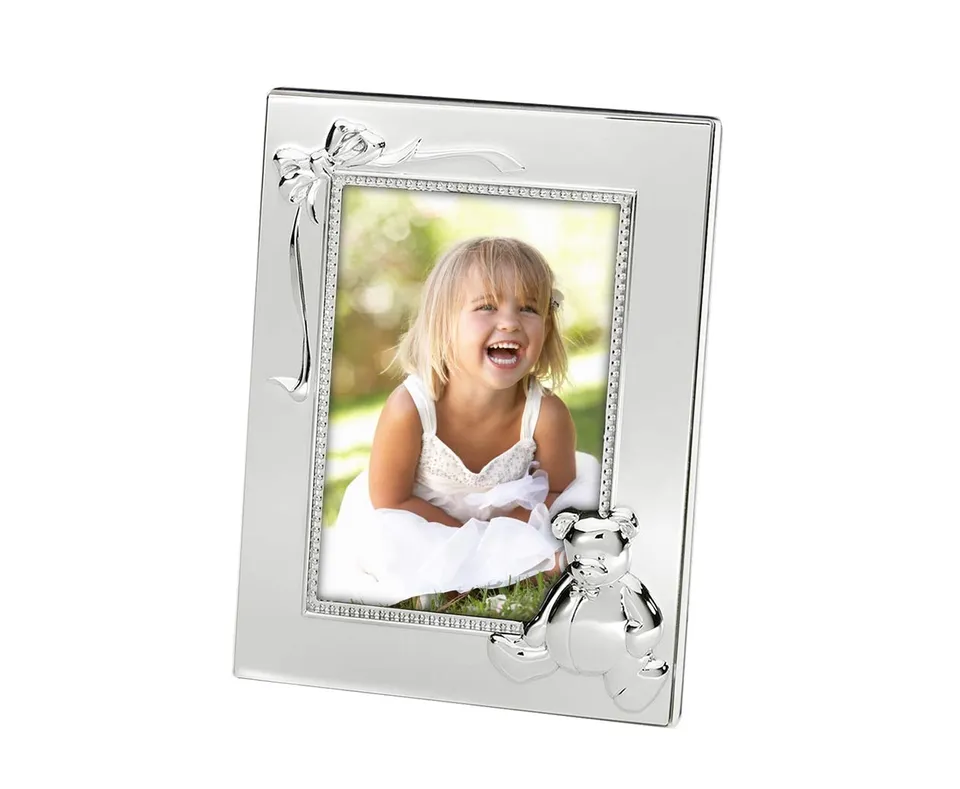 brillibrum-baby-bilderrahmen-versilbert-b-rchen-10x15-mit-namensgravur-bis-25-ze image 1