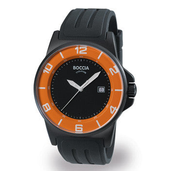 boccia-3535-12-herren-titanuhr-id-schwarz-orange-45-mm image 1