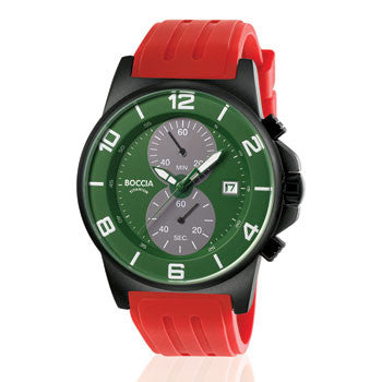 boccia-3777-25-herren-titan-chronograph-45-mm-gr-n-rot image 1