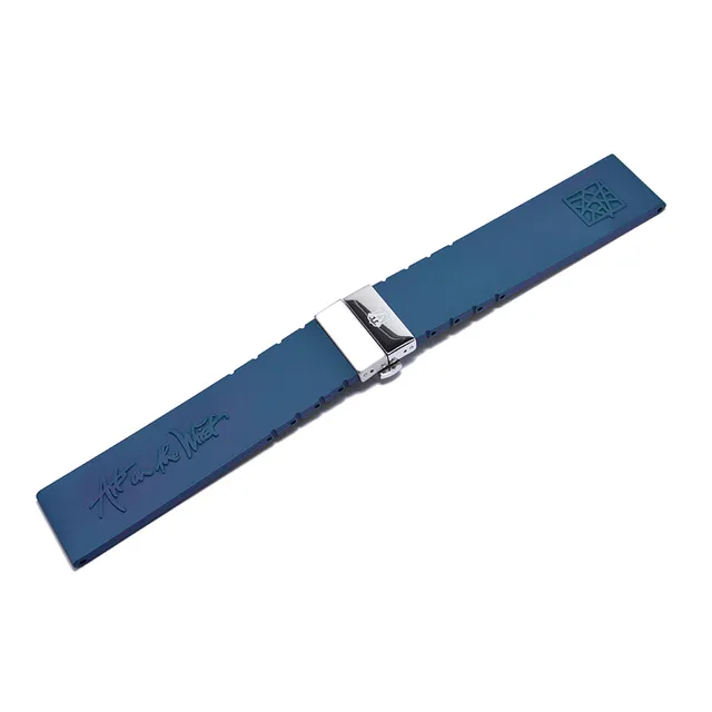 alexander-shorokhoff-kautschukband-in-blau-uhrenarmband image 1