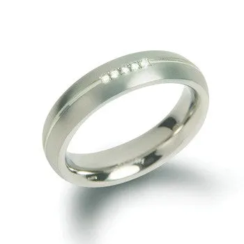 boccia-0130-03-titan-ring-5-mm-mit-5-diamanten image 1