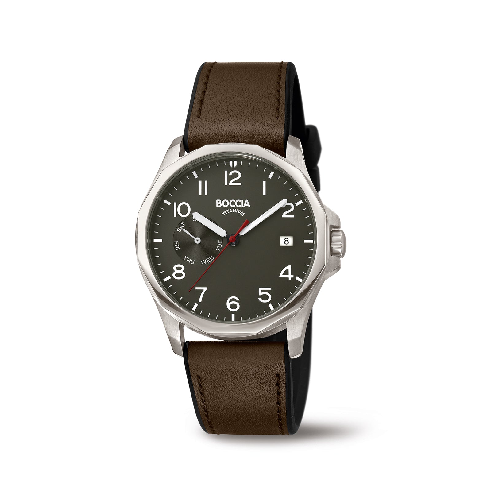 boccia-3644-01-titan-herren-uhr-braun-40-mm-tag-datum image 3