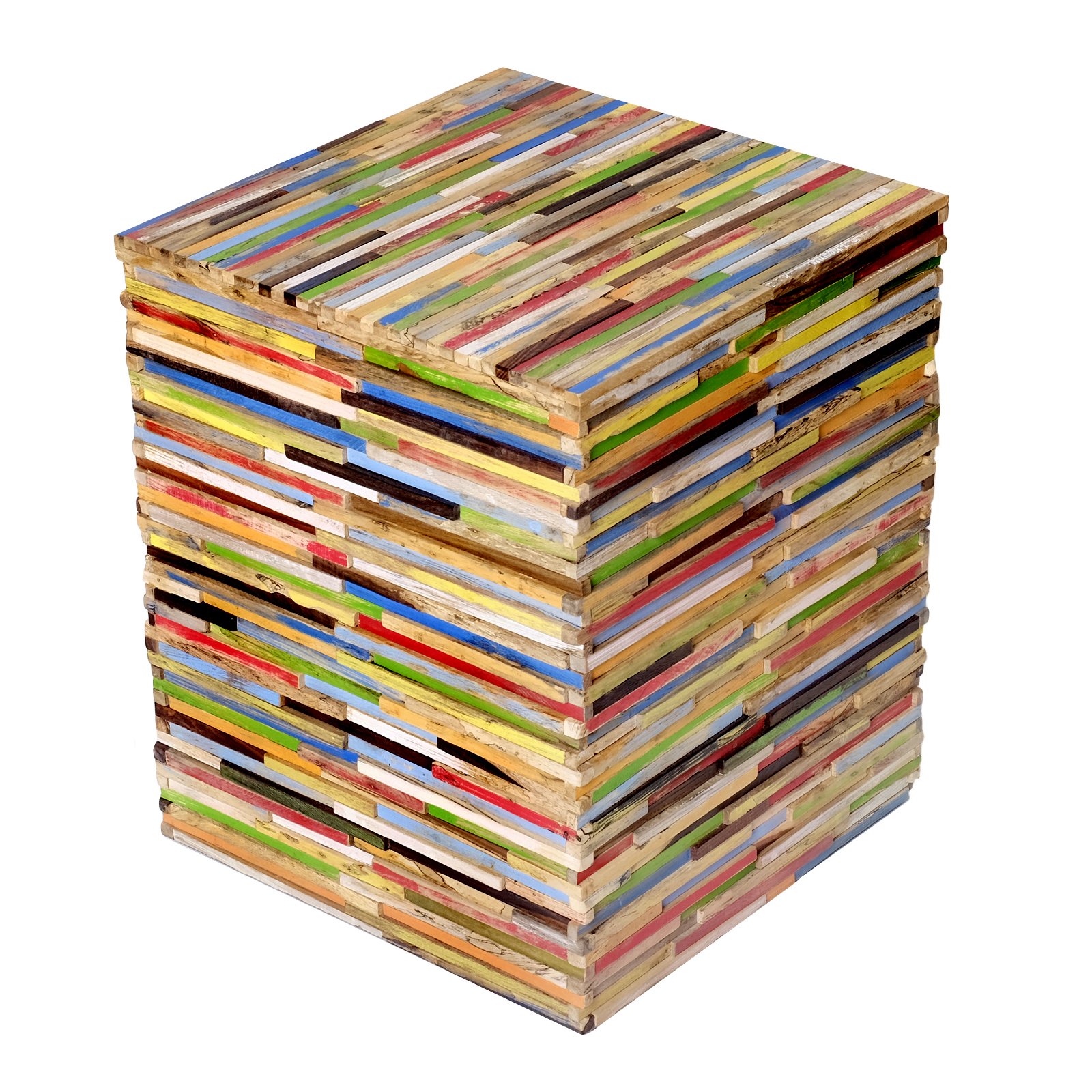 brillibrum-beistelltisch-holz-echtholz-upcycling-45-x-36-x-36-cm-bunt image 7