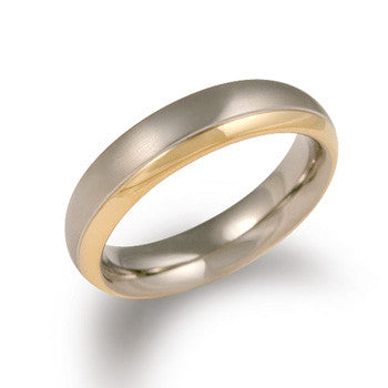 boccia-0130-08-titan-ring-matt-5-mm-mit-goldkante image 1