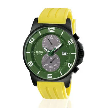 boccia-id-3777-26-herren-titan-chronograph-gr-n-45mm image 1