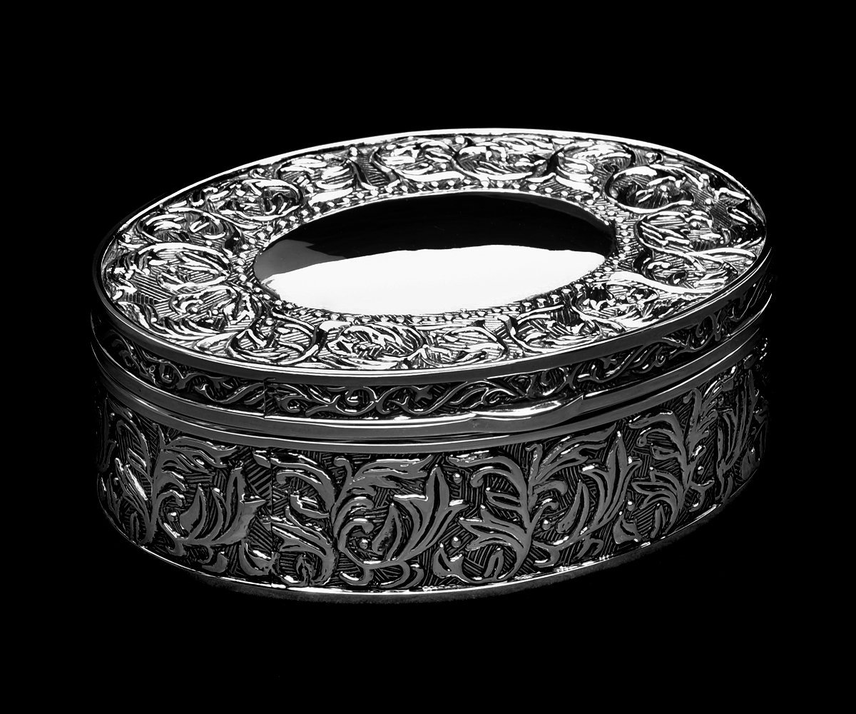 brillibrum-schmuckschatulle-oval-versilbert-klein-barock-schmuckk-stchen image 5