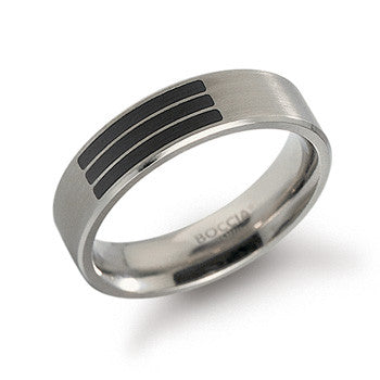 boccia-0101-16-titan-ring-6mm-mit-schwarzer-emaille image 1
