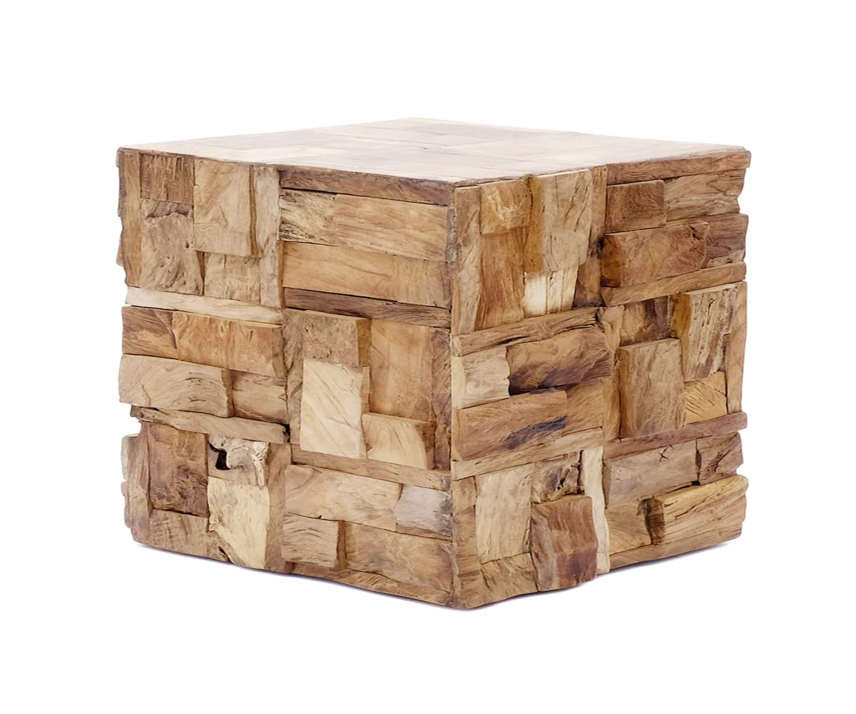 brillibrum-teakholz-beistelltisch-mosaik-quadratisch-treibholzhocker-handmade-40 image 1