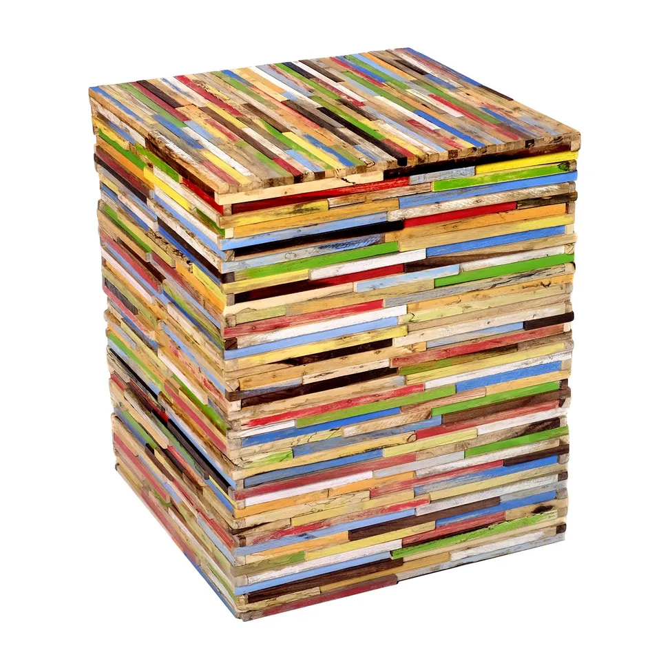 brillibrum-beistelltisch-holz-echtholz-upcycling-45-x-36-x-36-cm-bunt image 1