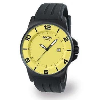 boccia-id-3535-05-herren-titanium-uhr-gelb-schwarz-45-mm image 1