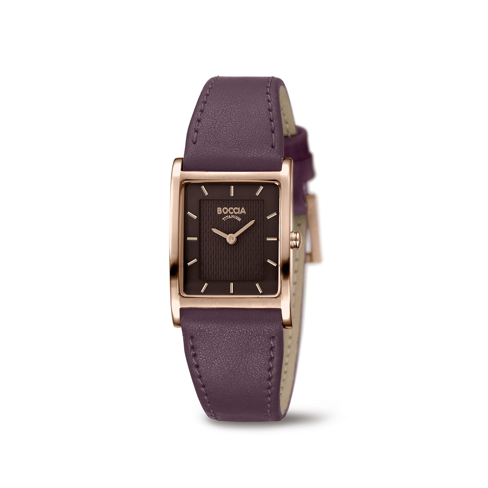 boccia-3294-04-damen-titan-uhr-ros-gold-braun image 2
