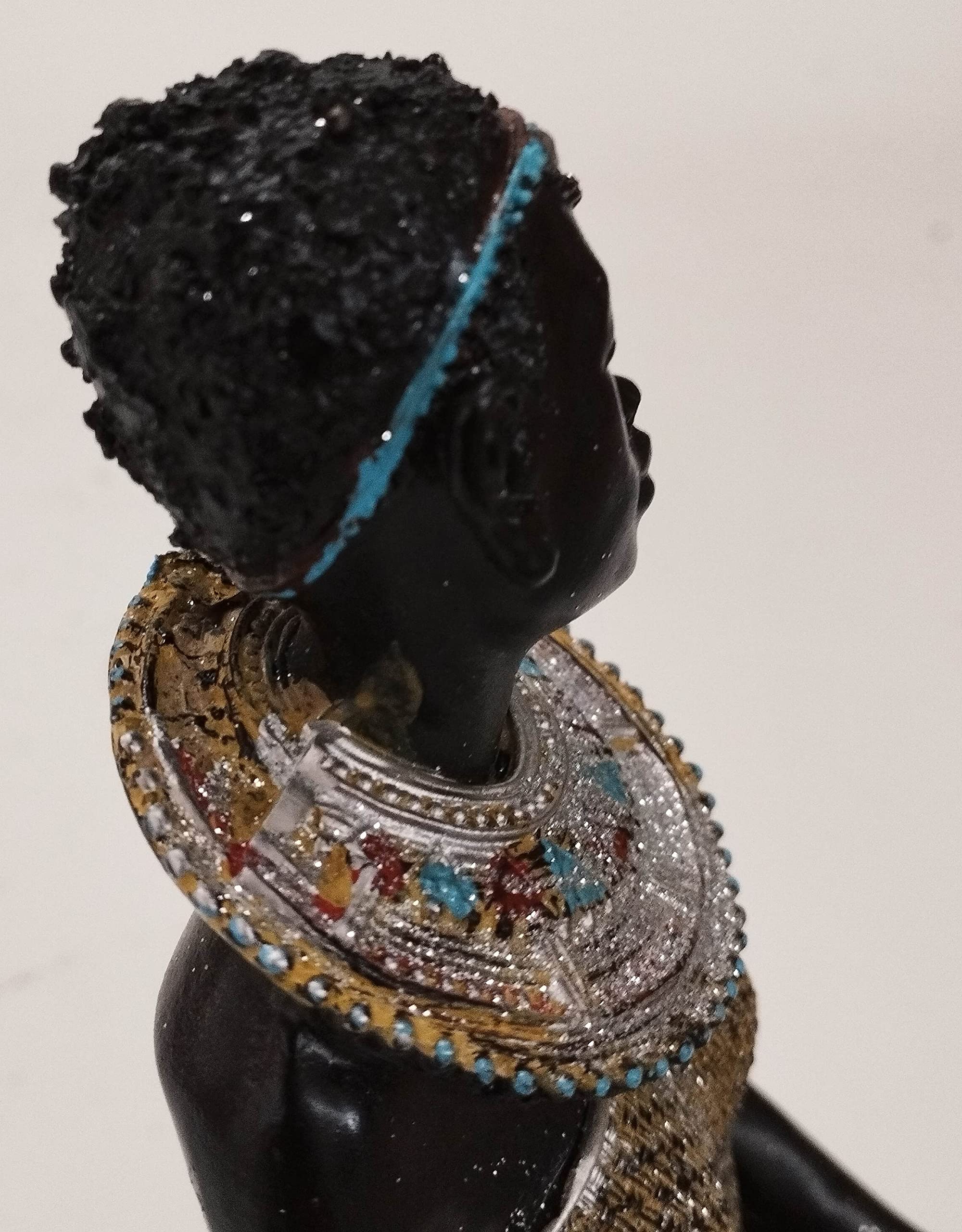 brillibrum-b-ware-afrikanische-dekofigur-kniend-21-1-cm-mit-schale image 3