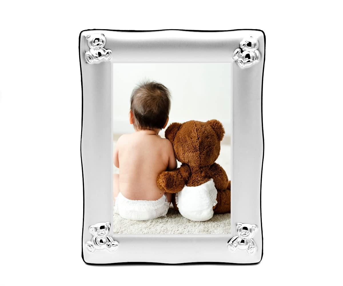 brillibrum-baby-bilderrahmen-versilbert-b-r-motiv-9x13-cm image 1