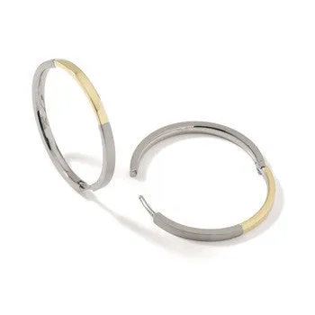 boccia-0516-02-titanium-creolen-bicolor-32-5-mm image 1