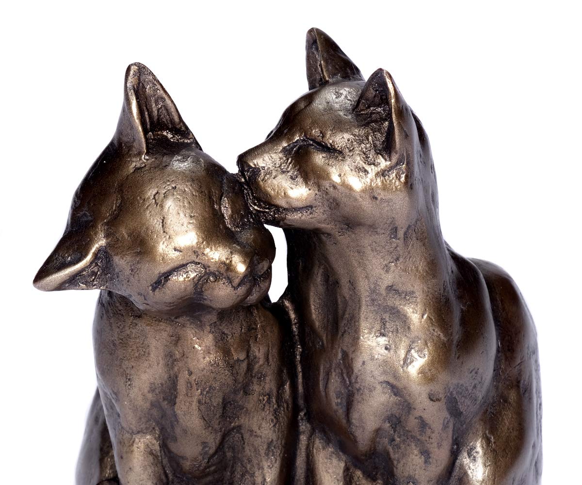 brillibrum-design-figur-katze-katzenpaar-bronze-kunstharz-variante-2 image 2