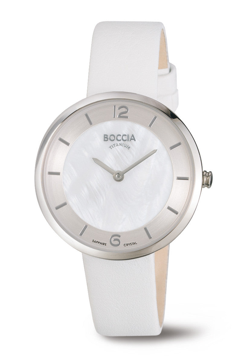 boccia-3244-01-damen-titan-uhr-perlmutt-wei image 2