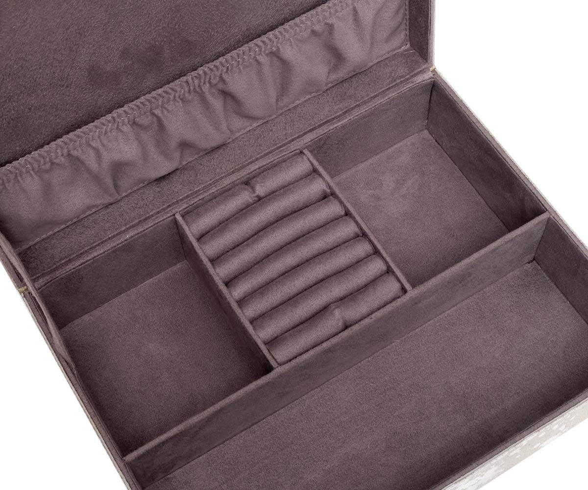 brillibrum-schmuck-organizer-leder-beige-kuhfell-schmuckkasten image 4