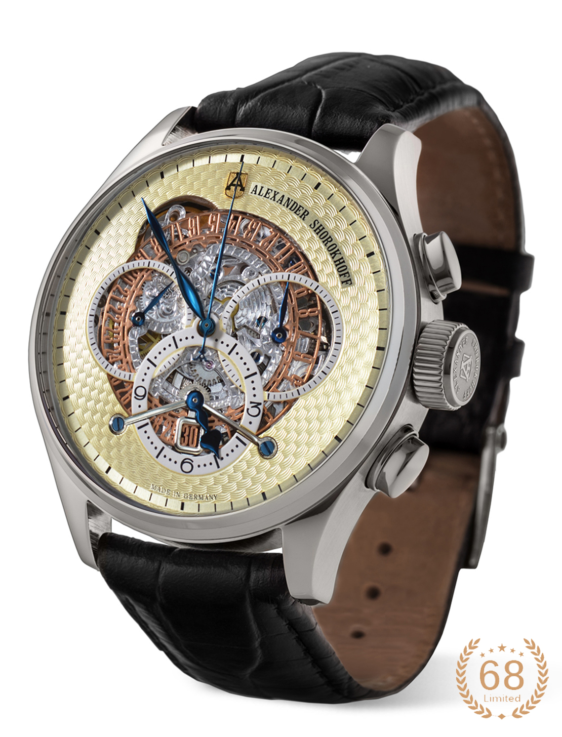 alexander-shorokhoff-chrono-regulator-skeleton-automatik-armbanduhr image 1