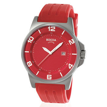 boccia-3535-56-id-titanium-herrenuhr-titan-kautschuk-rot image 1