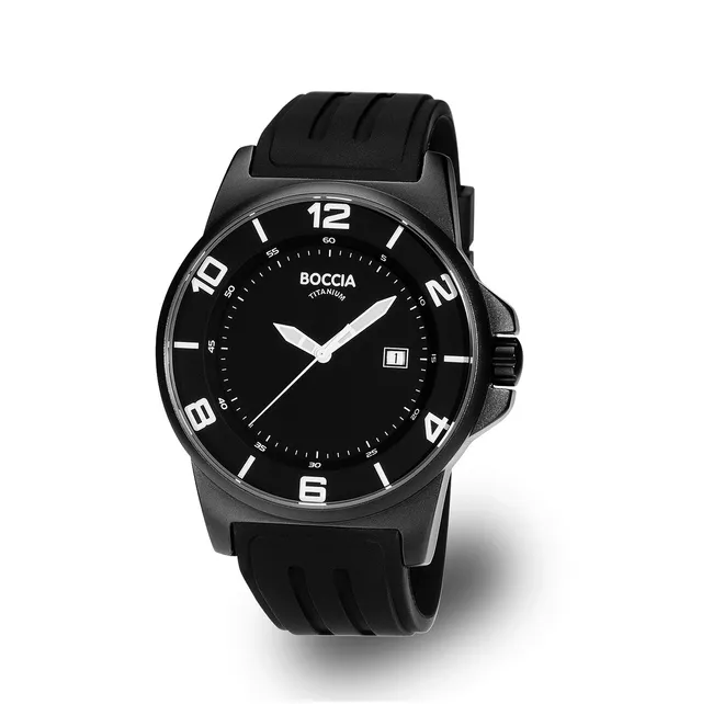 boccia-3-hand-titan-uhr-45-mm-mit-silikonband-nach-konfigurator image 1