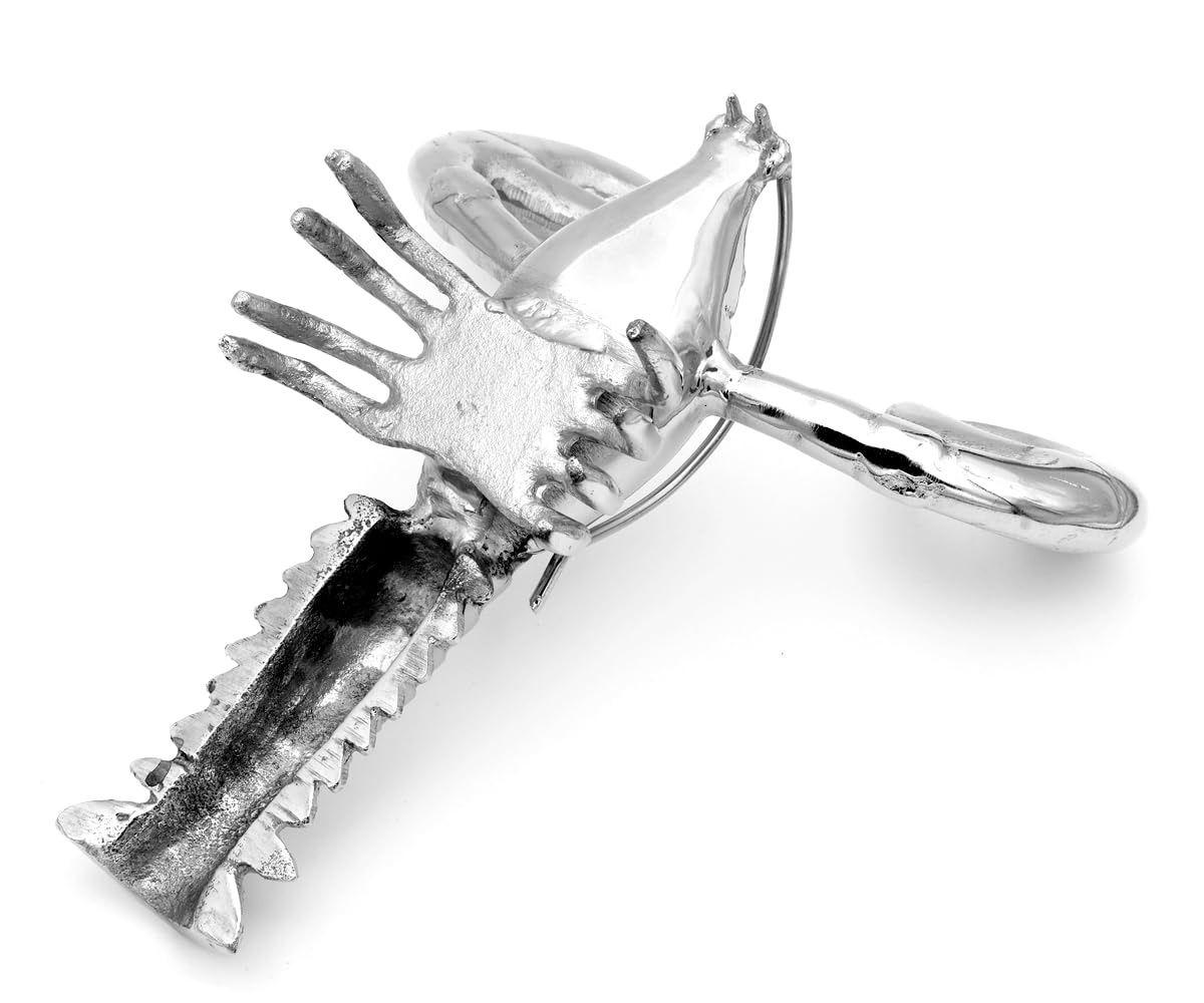 brillibrum-hummer-figur-variante-2-versilbert-32-cm image 8