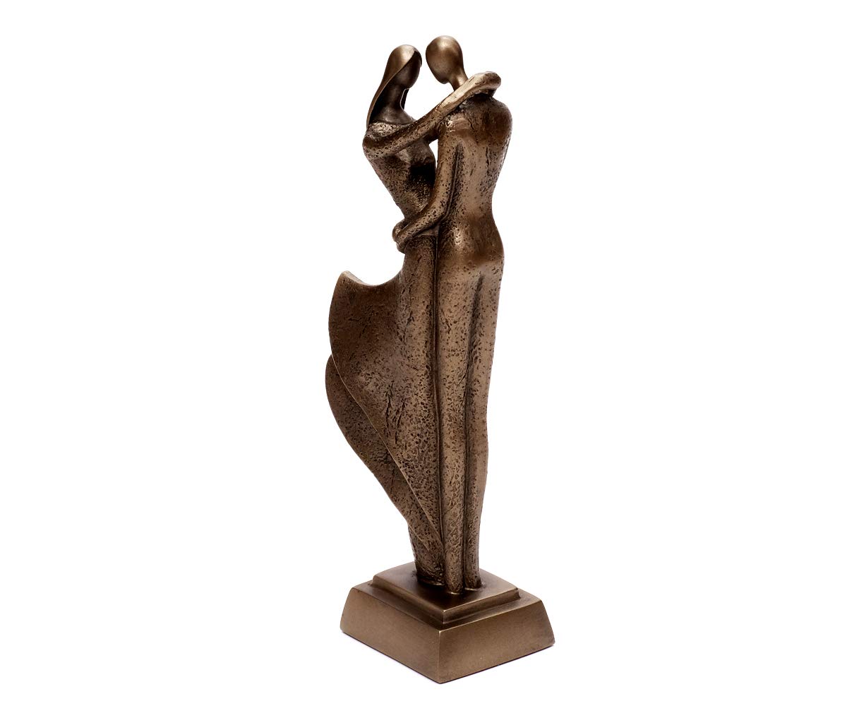 brillibrum-dekofigur-liebespaar-bronze-hochzeitspaar-skulptur-ohne-gravur image 4