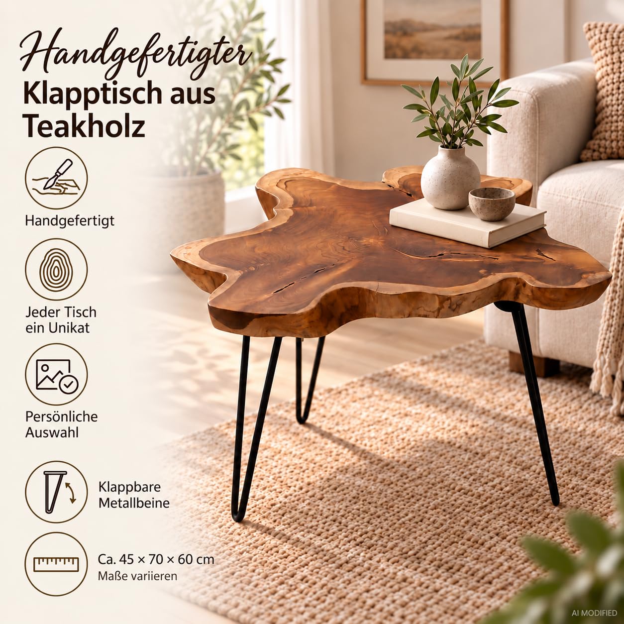 brillibrum-teakholz-baumscheiben-couchtisch-45x70x60-cm-klappbar image 5