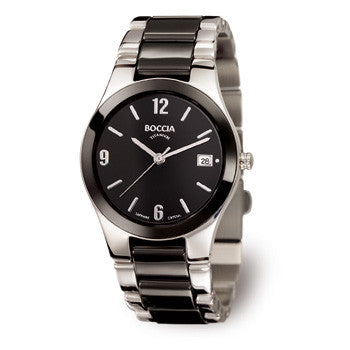 boccia-3189-02-damen-titan-keramik-uhr-schwarz image 1