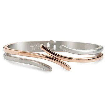 boccia-titanium-armreif-0396-02-bicolor-ros-gold-blatt image 1