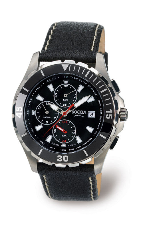 boccia-3766-01-herren-titan-chronograph-schwarz image 2
