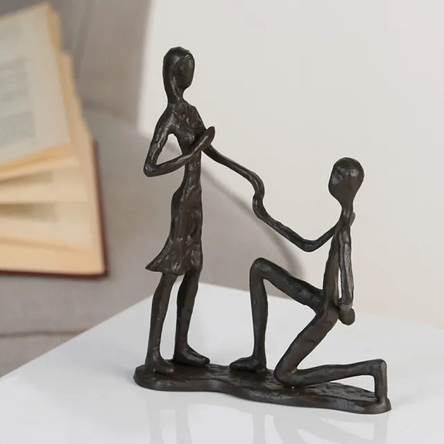 brillibrum-liebespaar-skulptur-figur-11-gusseisen-17-x-13-x-4-cm image 1