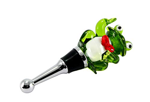 brillibrum-flaschenverschluss-frosch-murano-glas-glaskorken-12-5-cm image 8