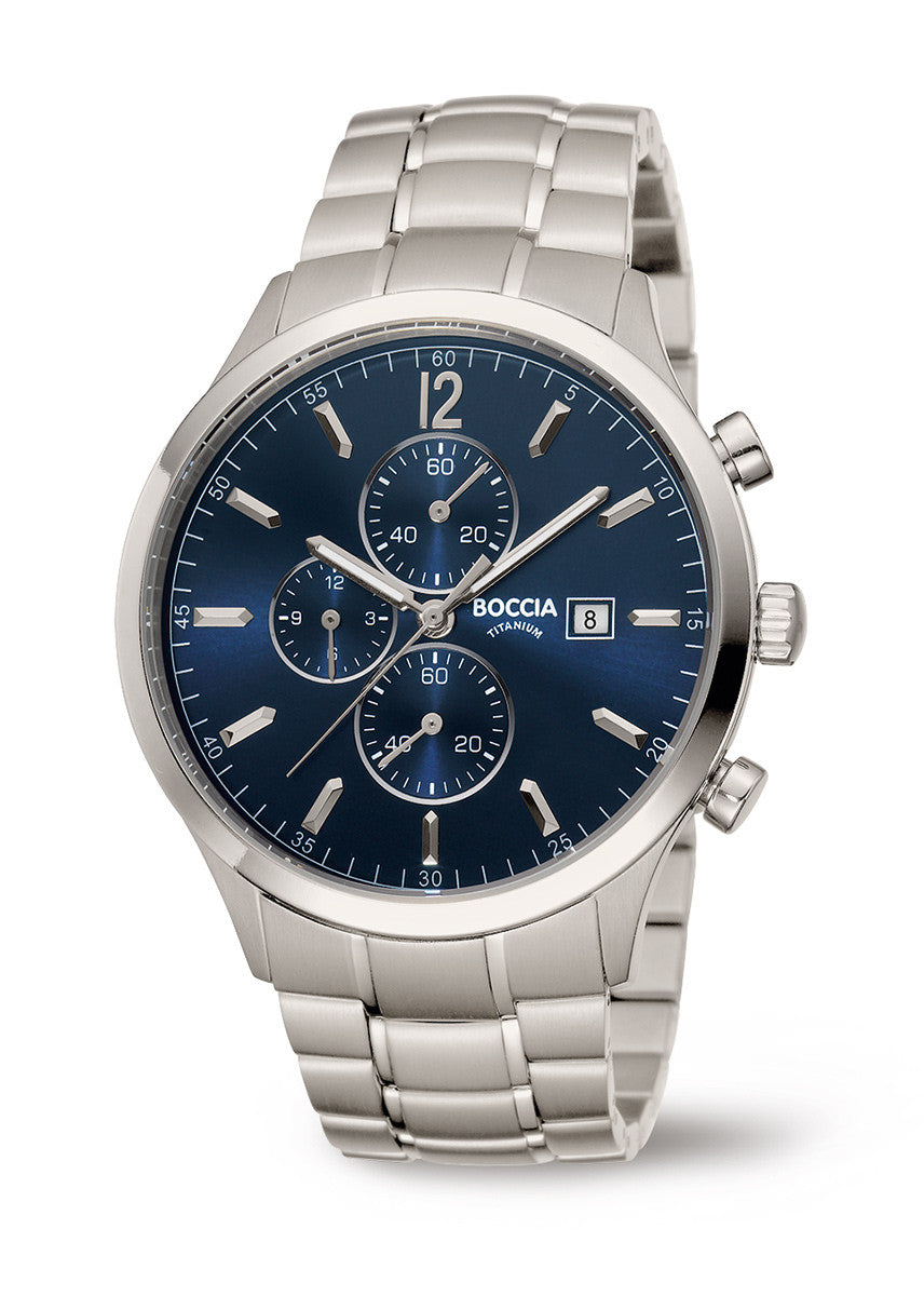 boccia-3753-03-titanium-herren-chronograph-42mm-dunkelblau image 3
