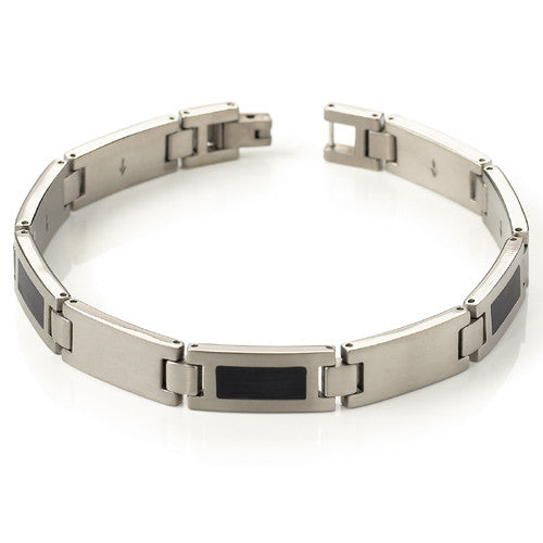 boccia-0333-02-titan-armband-matt-mit-schwarzem-emaille-inlay image 2