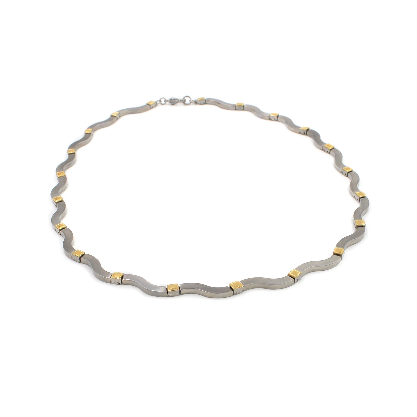 boccia-0863-02-titanium-halskette-47-cm-teilpoliert-mit-gold-gliedern image 4