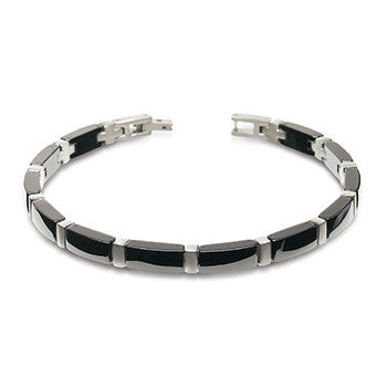 boccia-titanium-armband-0371-04-keramik-schwarz-20cm image 1