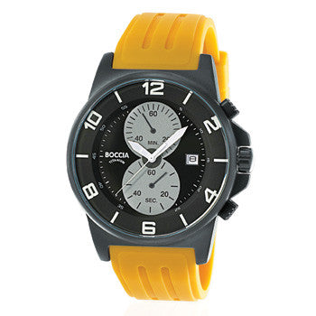 boccia-3777-11-herren-chronograph-titan-schwarz-orange image 1