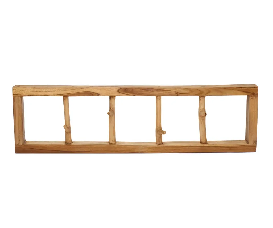 brillibrum-design-garderobe-teakholz-ste-4-haken-80-cm image 1