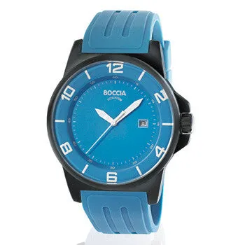 boccia-id-3535-51-titan-herrenuhr-jeans-blau-45-mm image 1