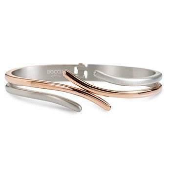 boccia-titanium-armreif-0396-02-bicolor-ros-gold-blatt image 1